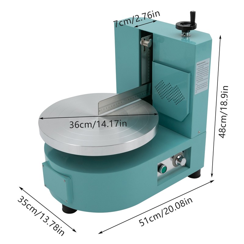 Cake Coating Machine Cream Spreading Decorating Coating Edge Smoothing Machine gallery