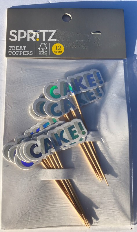 Spritz Cake, Cupcake, & Treat Toppers 12 Count All Occasions