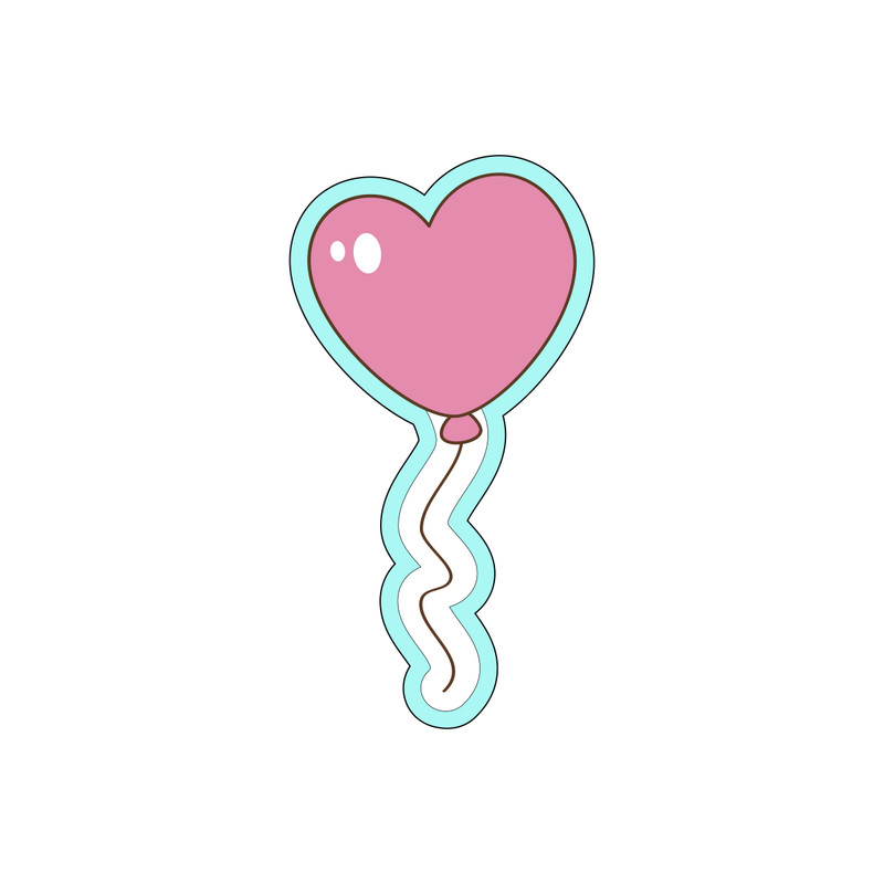 Heart Balloon Cookie Cutters
