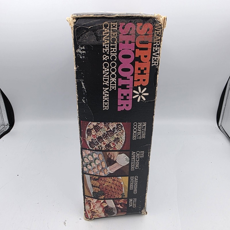 Super Shooter 70001 Electric Cookie Press Candy Canape Decor Vintage gallery