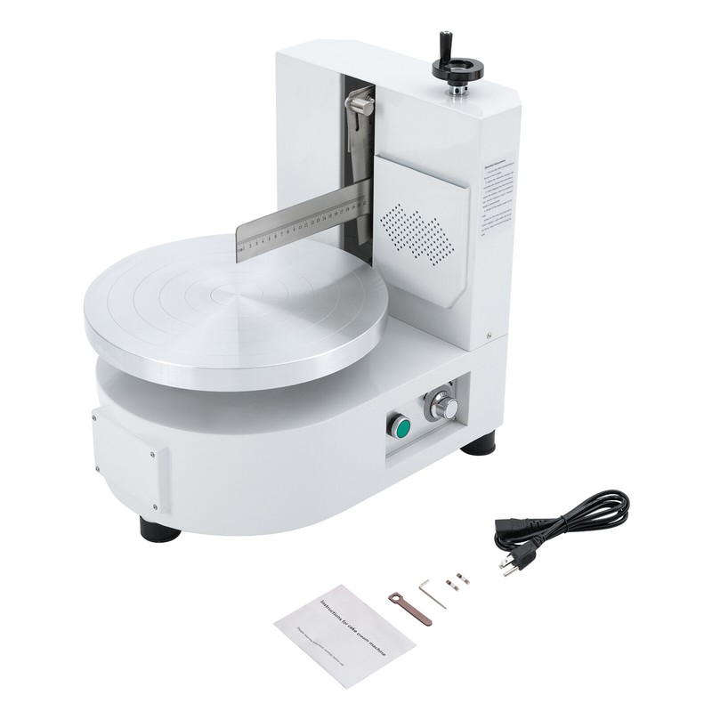 Cake Decoration Coating Machine, 110V Adjustable Cake Applicator Edge Polisher, gallery