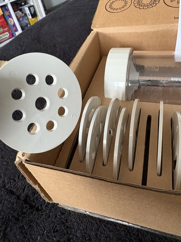 Pampered Chef Cookie Press Item# 1525 RECIPES 14 Decorative Discs Complete NOB gallery