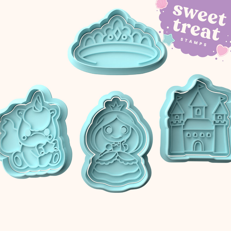 Princess Fondant Stamp & Cutter Set