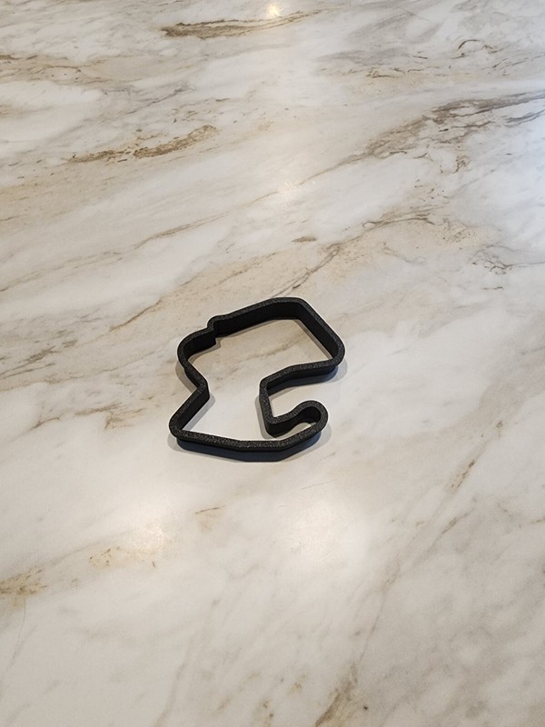 3D Printed F1 Track Cookie Cutters – Perfect for Baking & Racing Fans! gallery