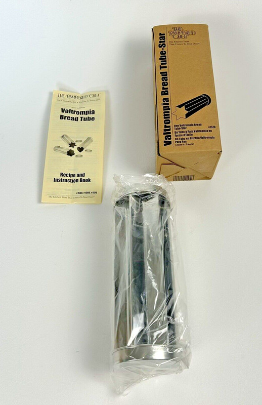The Pampered Chef Valtrompia Bread Tube - Star #1570 NEW IN BOX gallery