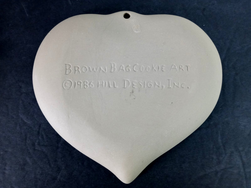 Brown Bag Cookie Art Heart and Pig Mold Vintage Floral and Pig gallery