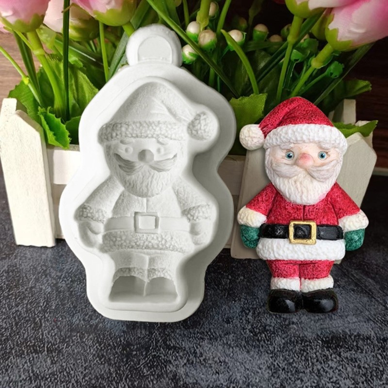 Santa Elk Bear Elf Boy Silicone Mold for Making Chocolate, Fondant, gallery