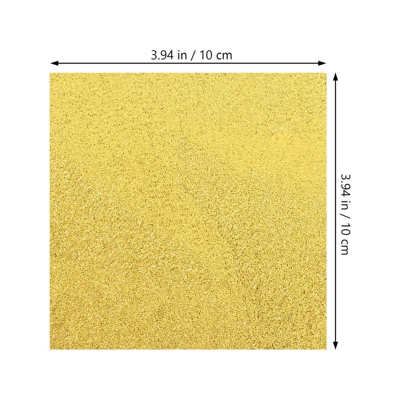 200Pcs Golden Foil Candy Wrappers Aluminum Foil Sheets for Party Gift Packaging gallery
