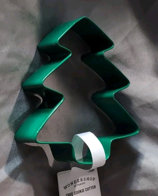 Wondershop Target Cookie Cutter Christmas tree Stainless green Steel Baking