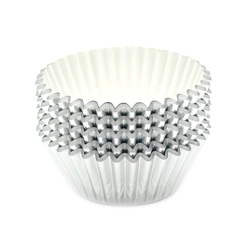Standard Silver Foil Cupcake Liners Muffin Baking Cups for Party and More, 10 gallery
