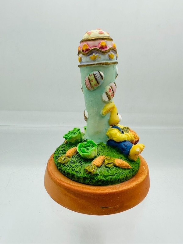 Easter Bunny Terracotta Cookie Stamper 4.5" Clay Dough Press Baking Tool Mold gallery