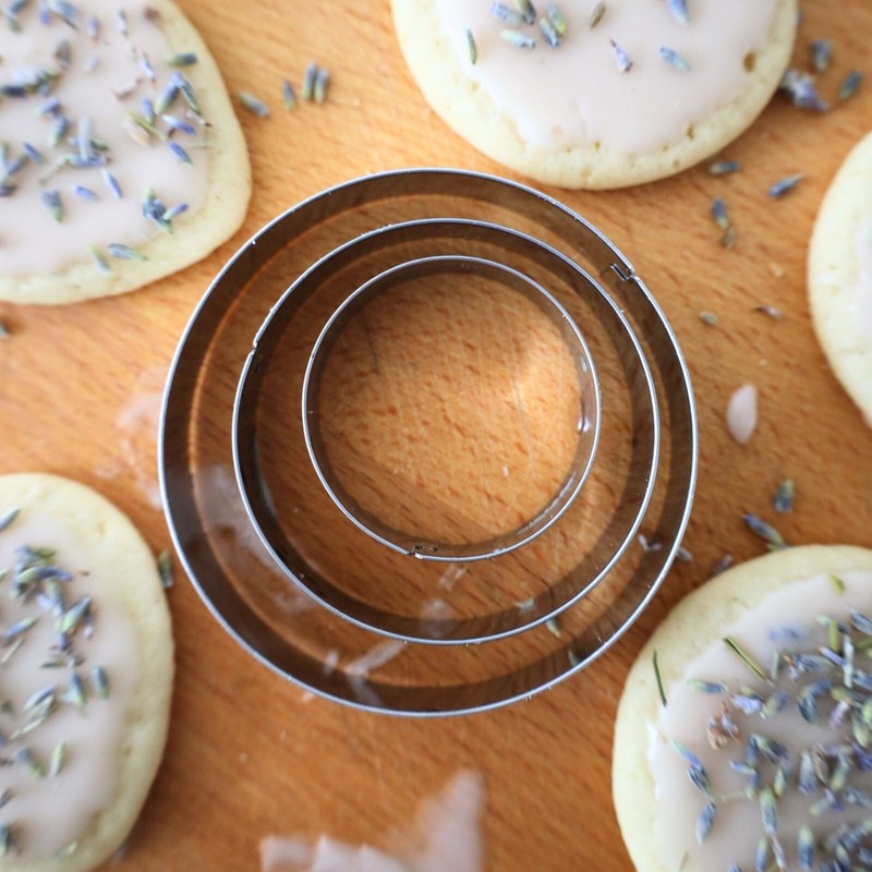 Beille 12pc Stainless Steel Cookie Cutters Baking Supplies Kitchen Essentials gallery