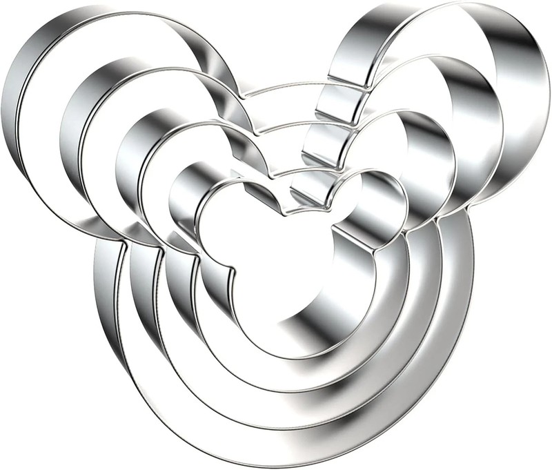Mickey Mouse Cartoon Shaped Cookie Cutter for Kids. New. gallery