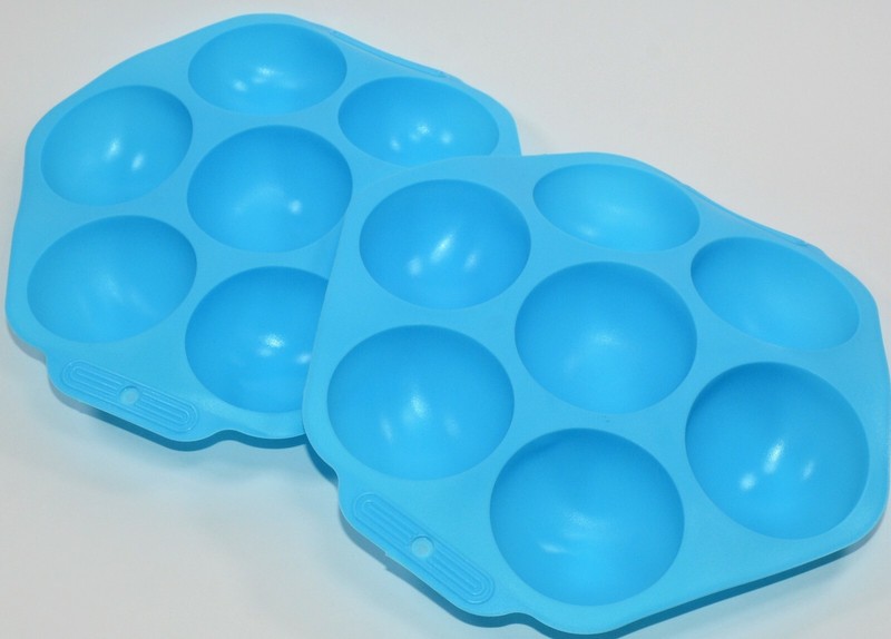 Large 7-Cavity Semi Sphere Silicone Mold Baking Hot Chocolate Bombs- 2 3/4″ 2 Pk