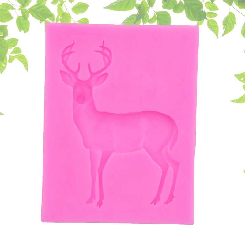 Deer Cake Mold Silicone Baking Christmas Tree Molds Silcone Xmas Candy gallery