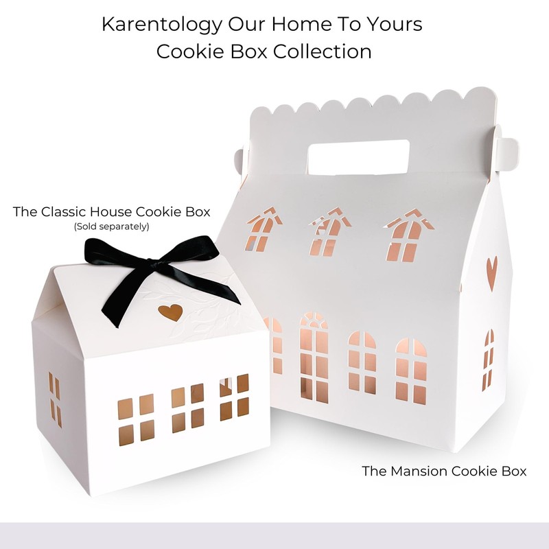10 Pcs Large Mansion House Shaped Gift Boxes for Treats, Dessert, Fancy Cooki... gallery