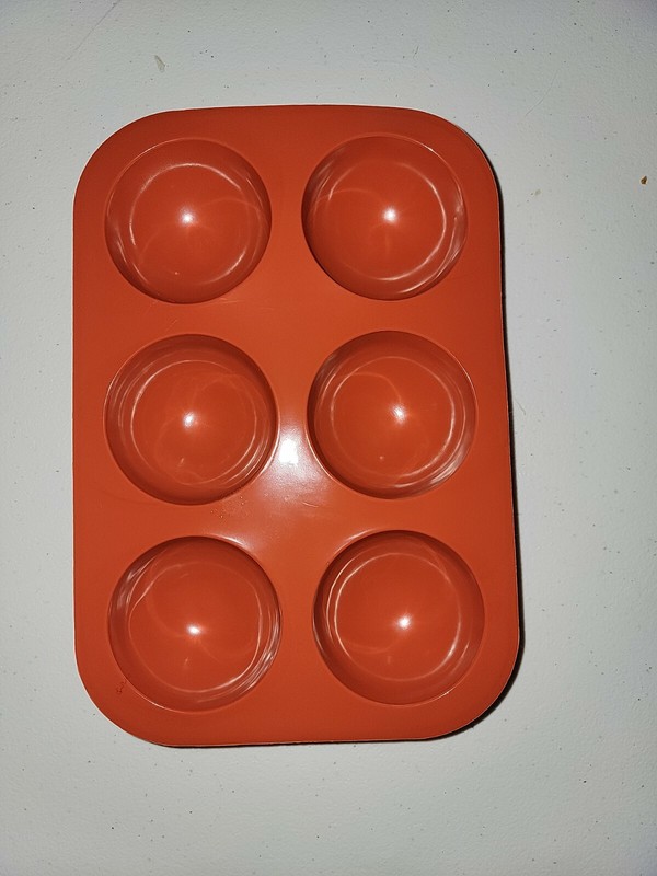4 Pack 6-Cavity Half Ball Sphere Silicone Cake Mold Muffin Chocolate Baking Mold gallery