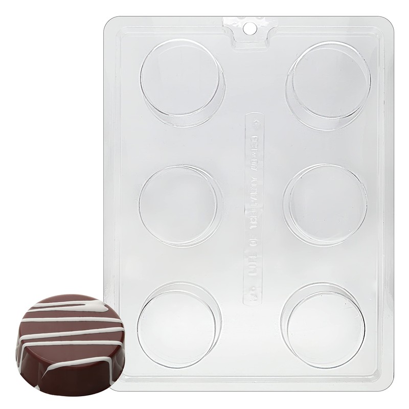 Plain Cookie Chocolate or Soap Mold with Molding instructions included