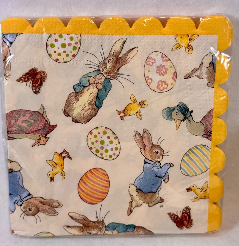 Peter Rabbit Beatrix Potter Easter Cupcake Kit 24 Toppers & Liners & Napkins gallery