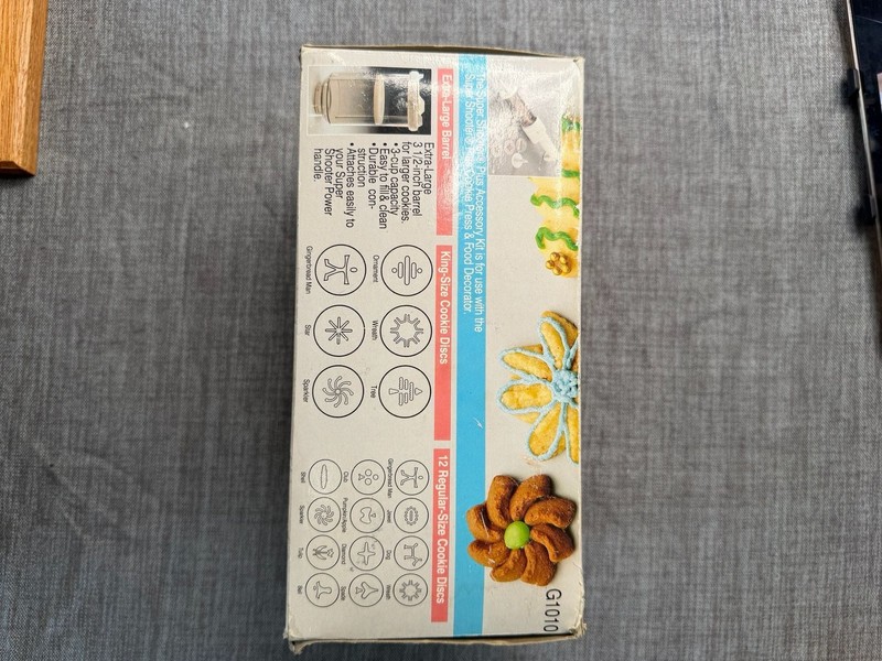 Super Shooter Plus Assessory Kit & Recipe Book Proctor Silex NOB gallery