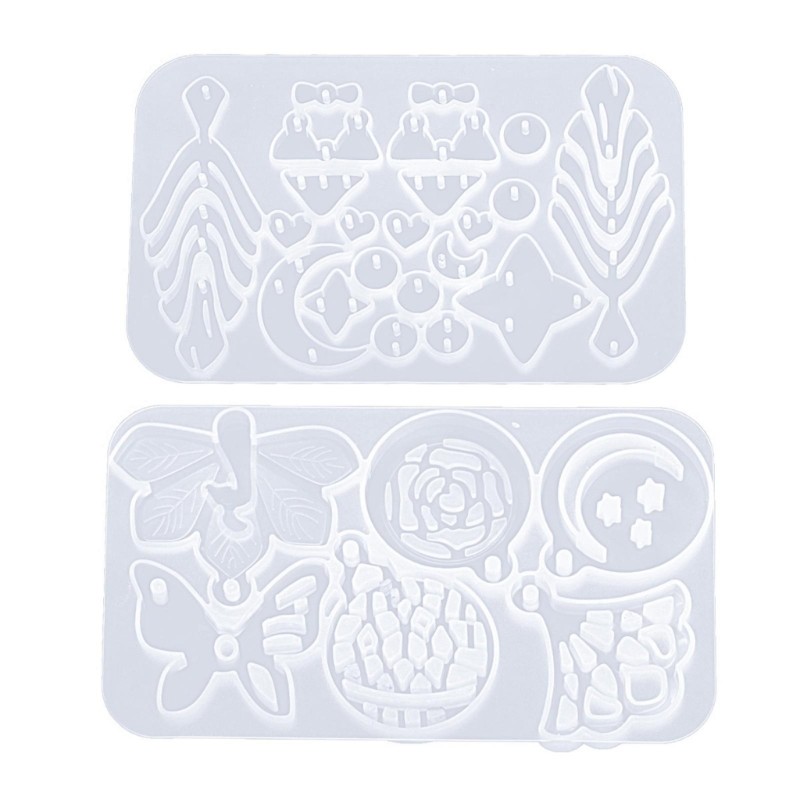 Versatile Silicone Earring Pendant Mold Ideal For Necklaces Bracelets And More gallery