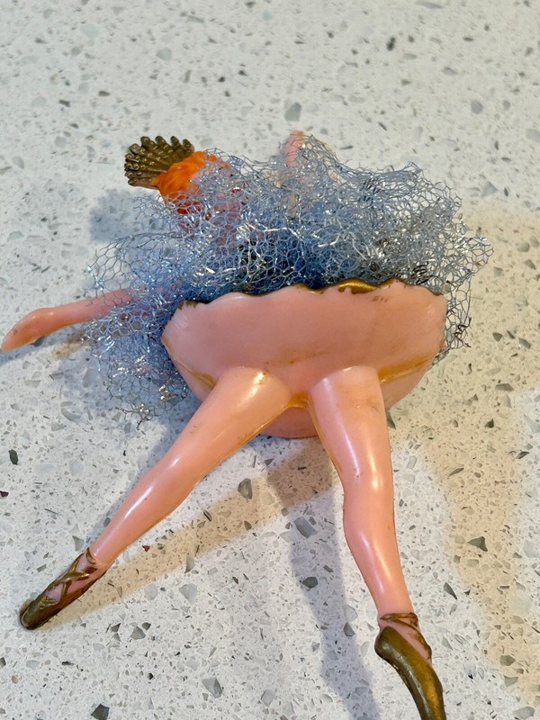 Vintage Ballerina wearing Tutu 6" Cake Topper or Ornament - Cute! gallery