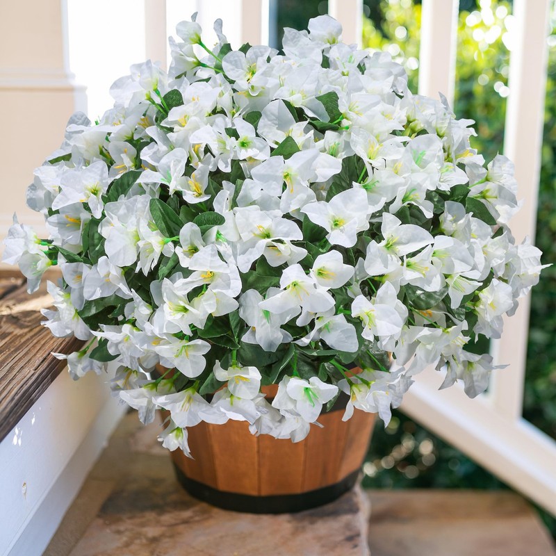 Ivydale Bougainvillea Artificial Flowers For Outdoors Spring Decor 4 Bundles gallery