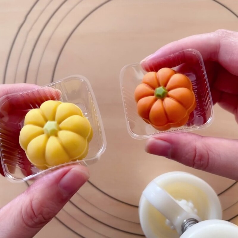 Kitchen Supplies 20g Pumpkin Mooncake Moulds Multi-Purpose Reusable Stamps gallery