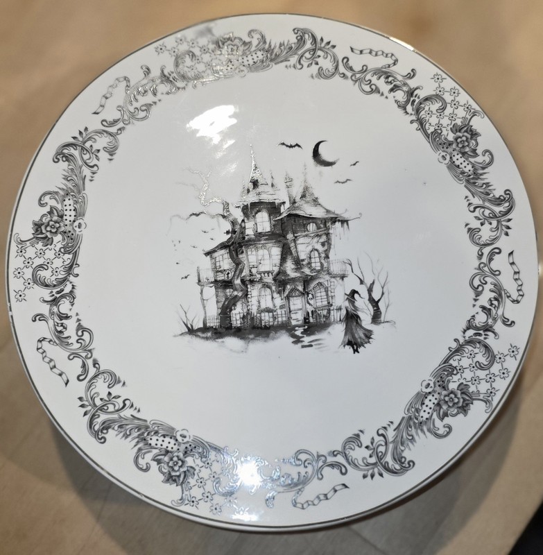 Monterey Bay Halloween Cake Stand Haunted House