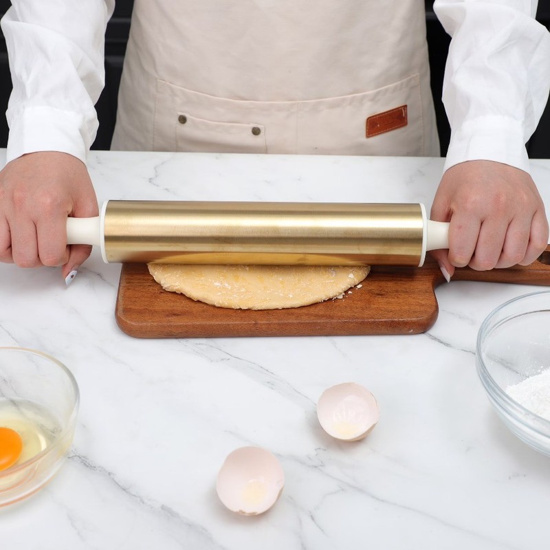 Cook with Color Rolling Pin – Comfortable Grip for Effortless Baking gallery
