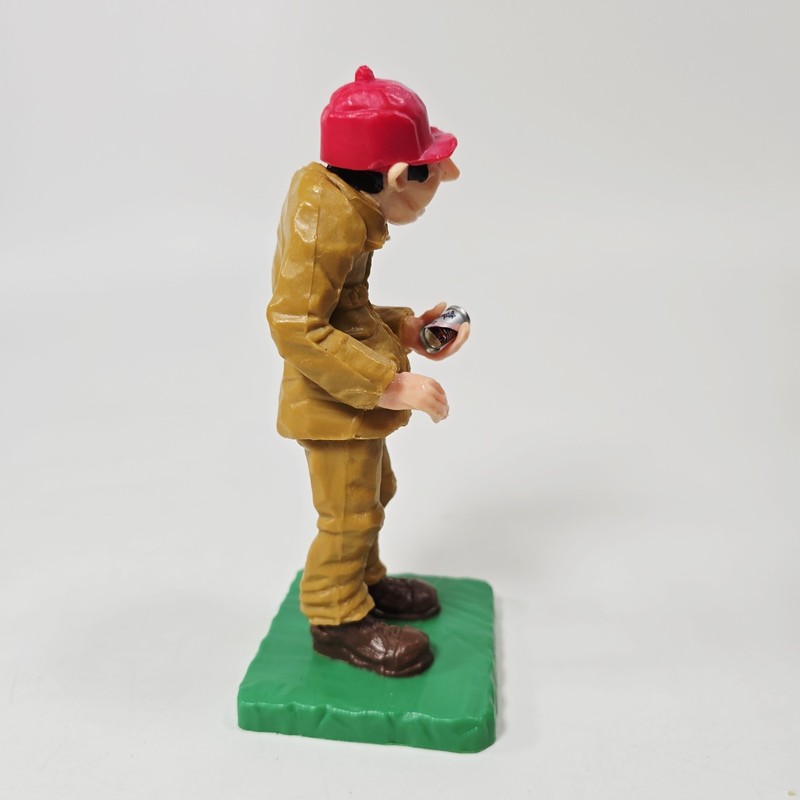 Vintage Wilton Cake Topper Old Man Hunter Figurine 1978 With Beer Can gallery