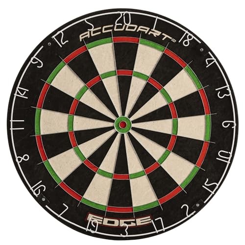 Edge Bristle Dartboard – Premium Brazilian Sisal, Razor‑Thin Spider, Rotating gallery