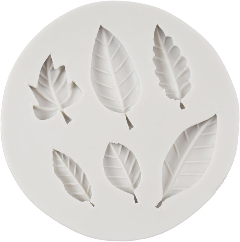 Leaf Silicone Mold Maple Leaf Fondant Mold Rose Leaf Molds Fern Leaves Candy Mol gallery