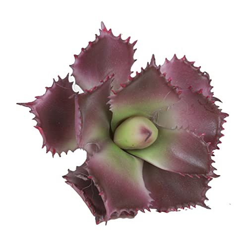 Artificial Succulent Plant 7.08 Inch Faux Succulents Agave Dark Purple