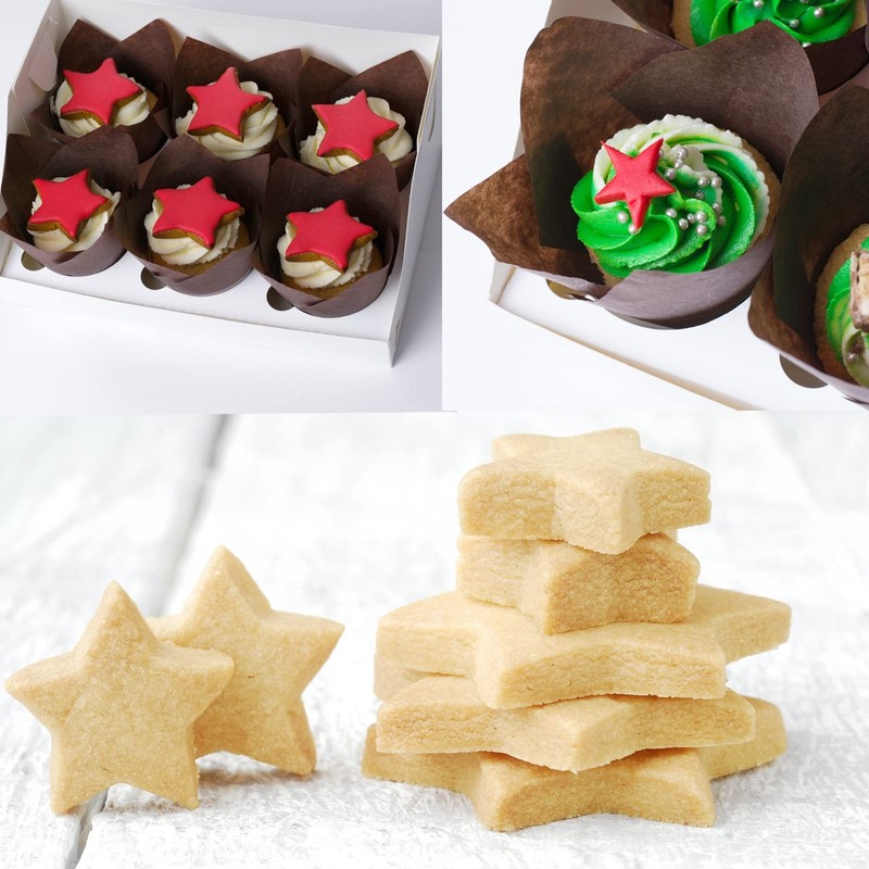 Star Cookie Cutters Set 9 Pieces Shaped Biscuit Fondant Cake Cheese Molds gallery