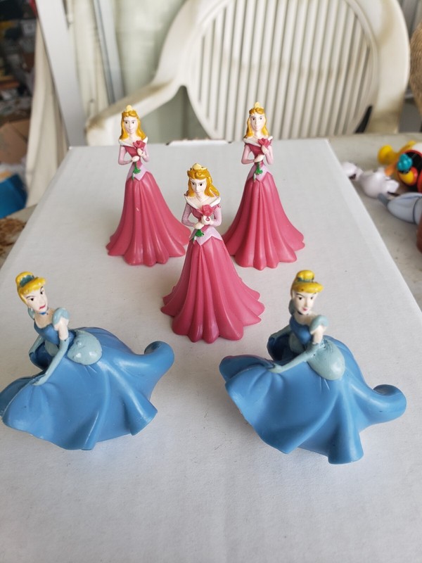(5) Miniature Princess – Cake Toppings – USED – NRMNT/MINT Condition