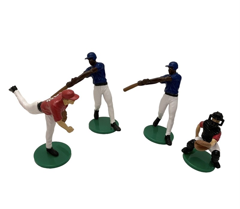 DecoPac, Inc Baseball Cake Topper Catcher Umpire Pitcher Batter Lot Of 4