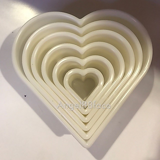 Cake Cookies Egg tart Mould Cutter Heart Shape DIY Fondant Mold Tools