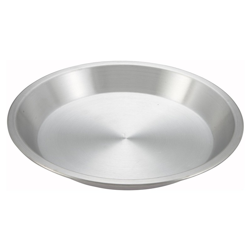 Winco Aluminum Pie Pan, 10-Inch 10″, Silver