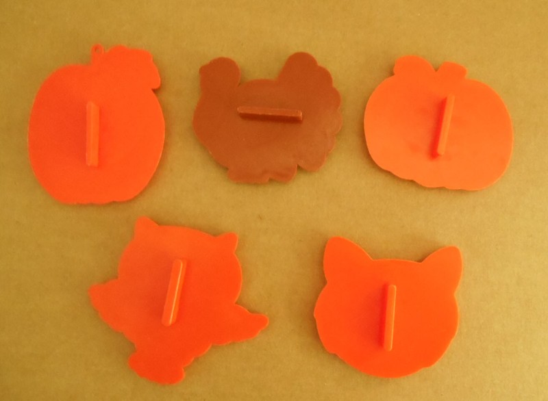 Hallmark Vintage Fall Cookie Cutters Lot of 5 O73