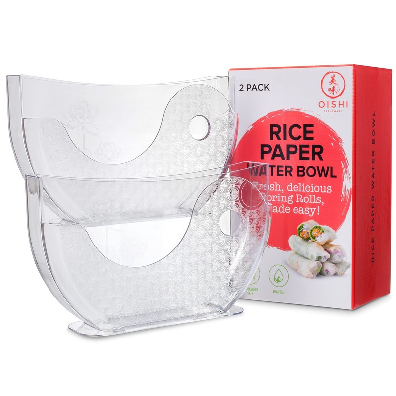 Oishi Tableware Vietnamese Rice Paper Water Bowl Dipper – Spring Roll Water B...