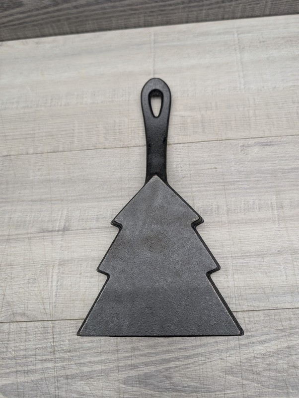 Cast Iron Snowflake/tree Shape Baking Pan Cookie Mold Pancake. Egg Skillet. gallery