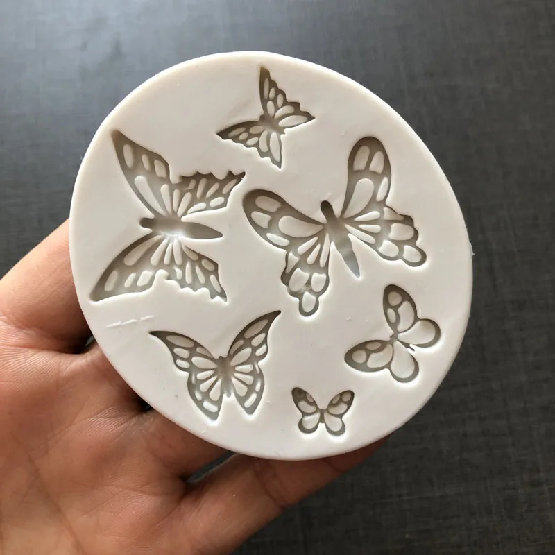 Butterfly Fondant Silicone Sugarcraft Wedding Cake Decorating Tools Resin gallery