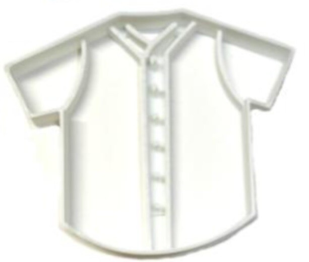 6 X SIZE 1.75″ BASEBALL JERSEY WITH DETAILS TEAM UNIFORM ATHLETIC FONDANT FD2541