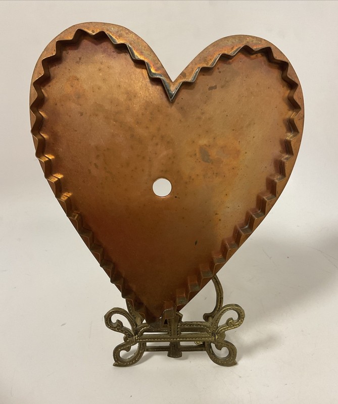 Martha Stewart Living Copper BIG HEART Cookie Cutter w/ Handle 8” H gallery
