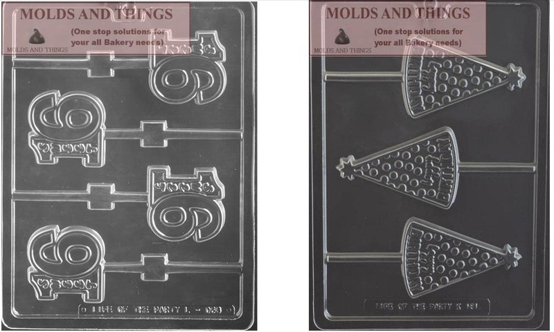 Sweet Sixteen Lolly Chocolate candy mold Sweet 16 Birthday chocolate candy mold