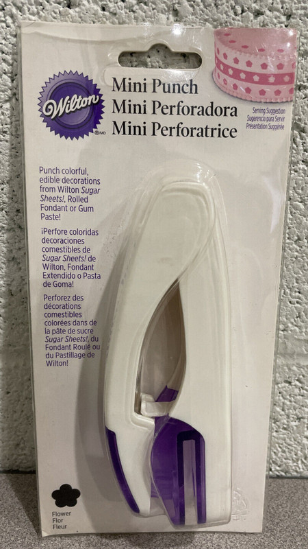New Wilton Mini Punch for Fondant/Gum Paste Flower Shape Cake Cupcake Decoration