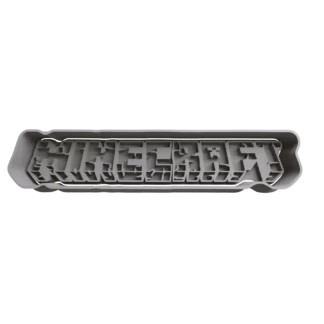 Minecraft Logo Cookie Cutter Fondant Biscuit Baking Tool