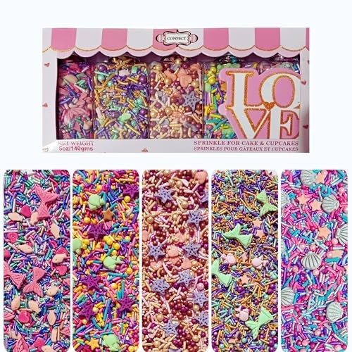 Decorative Sprinkle Mix Set – Under the Sea Theme Under the Sea Theme - 5 Oz gallery