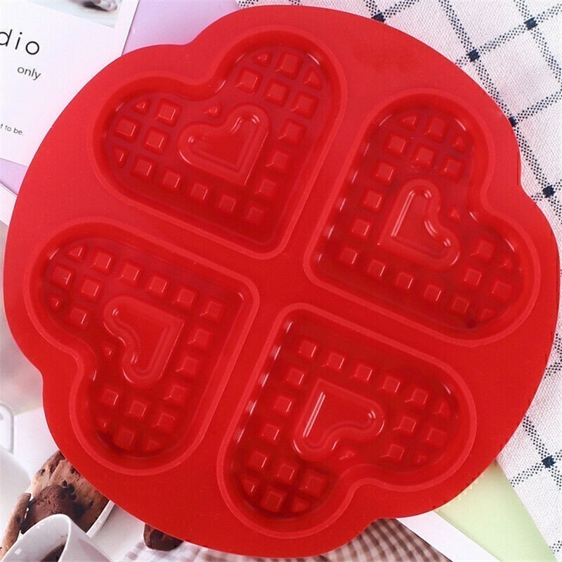 Silicone Waffle Cookie Mold Muffin Cake DIY Mould Bakeware Kitchen Baking Tools gallery